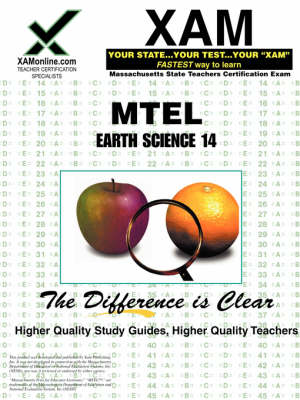 Cover of MTEL Earth Science 14 Teacher Certification Test Prep Study Guide