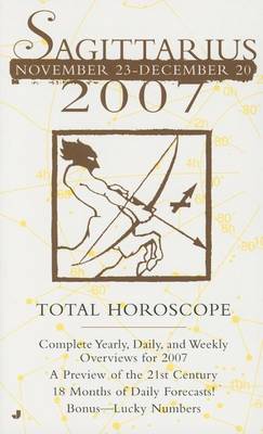Book cover for Sagittarius 2007