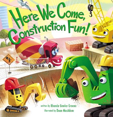 Book cover for Here We Come, Construction Fun!