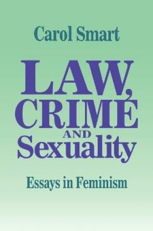 Cover of Law, Crime and Sexuality