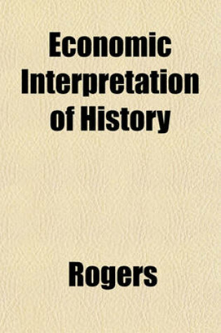 Cover of Economic Interpretation of History