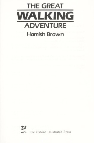 Cover of The Great Walking Adventure