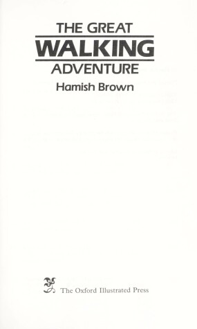 Book cover for The Great Walking Adventure
