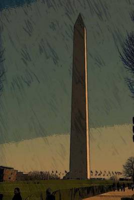 Book cover for The Washington Monument in Gouache