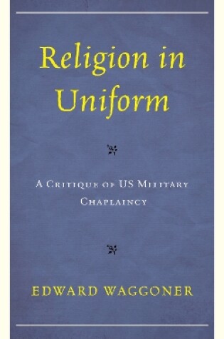 Cover of Religion in Uniform