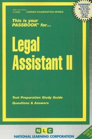 Cover of Legal Assistant II