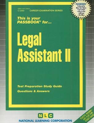 Book cover for Legal Assistant II