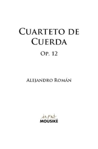 Cover of Cuarteto De Cuerda, Op. 12