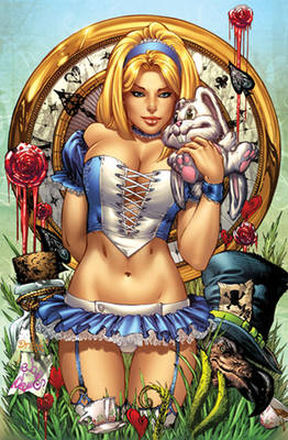 Book cover for Alice in Wonderland