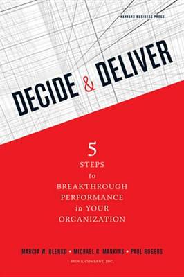 Book cover for Decide and Deliver