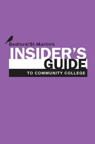 Cover of Insider's Guide to Community College