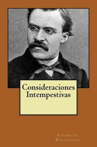 Cover of Consideraciones Intempestivas (Spanish Edition)