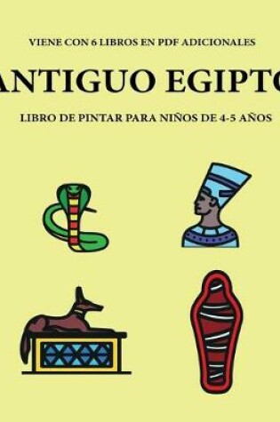 Cover of Libro de pintar para ninos de 4-5 anos. (Ancient Egypt)