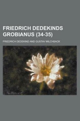 Cover of Friedrich Dedekinds Grobianus (34-35)