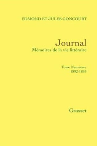Cover of Journal, Tome Neuvieme