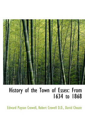 Book cover for History of the Town of Essex