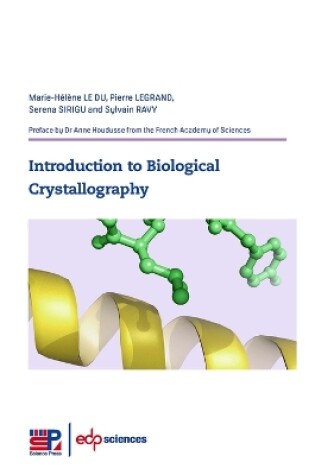 Cover of Introduction to biological crystallography