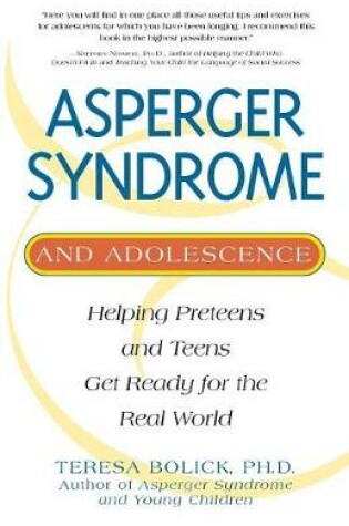 Cover of Asperger Syndrome and Adolescence