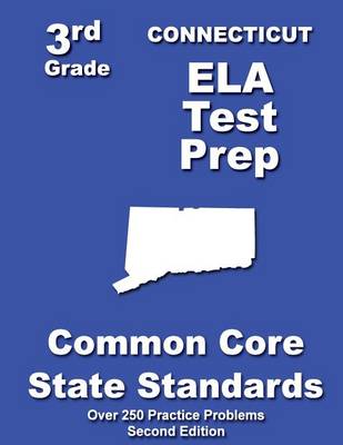 Book cover for Connecticut 3rd Grade ELA Test Prep