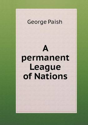 Book cover for A permanent League of Nations