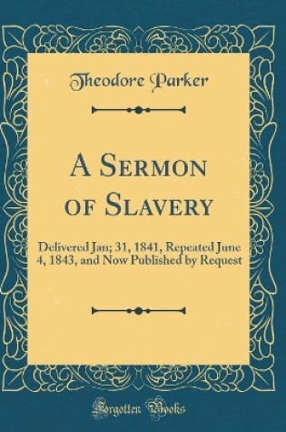 Cover of A Sermon of Slavery