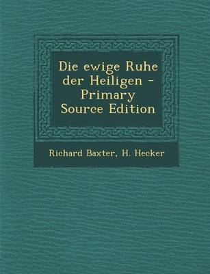 Book cover for Die Ewige Ruhe Der Heiligen