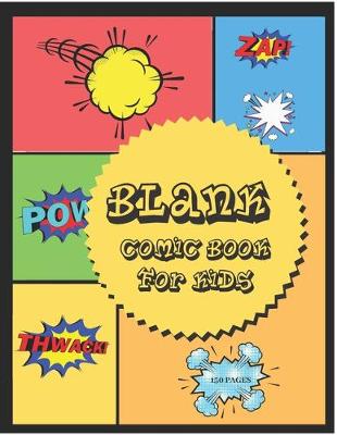 Book cover for Blank Comic Book For Kids