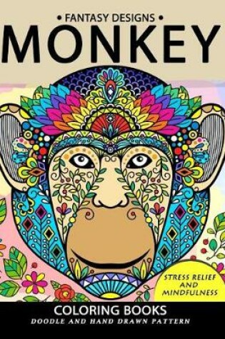 Cover of Monkey Coloring Book