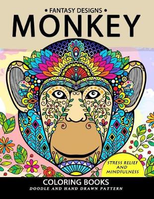 Book cover for Monkey Coloring Book