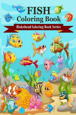 Book cover for Fish Coloring Book