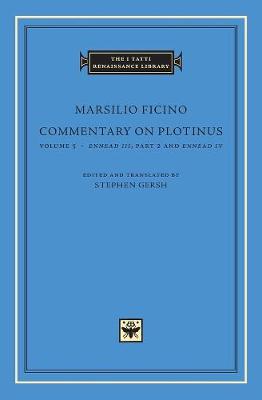Cover of Commentary on Plotinus