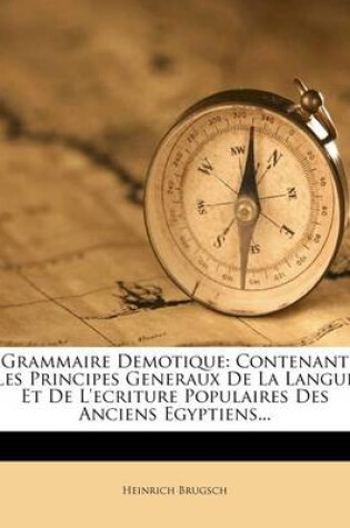 Cover of Grammaire Demotique