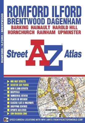 Book cover for Romford & Ilford A-Z Street Atlas