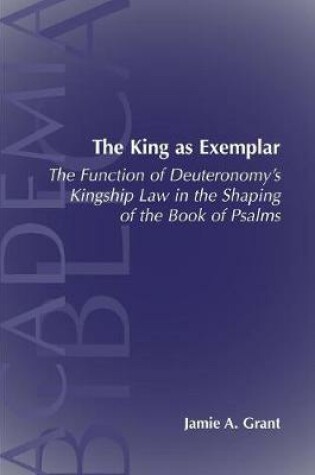 Cover of The King as Exemplar