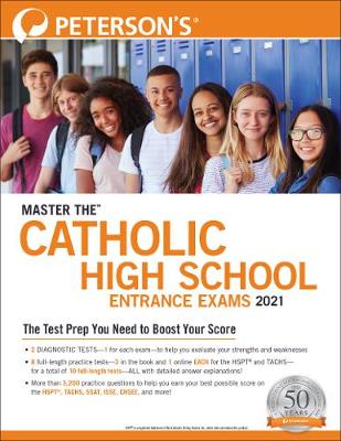 Book cover for Master the Catholic High School Entrance Exams 2021