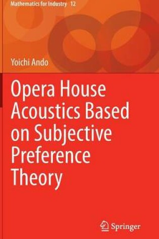 Cover of Opera House Acoustics Based on Subjective Preference Theory