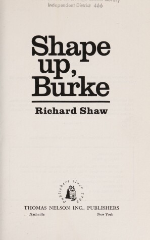 Book cover for Shape Up, Burke