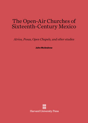 Cover of The Open-Air Churches of Sixteenth-Century Mexico