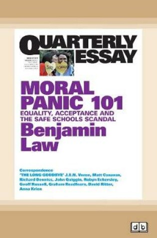 Cover of Quarterly Essay 67 Moral Panic 101