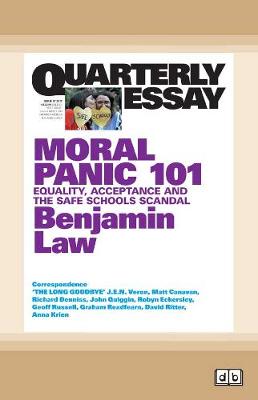 Book cover for Quarterly Essay 67 Moral Panic 101