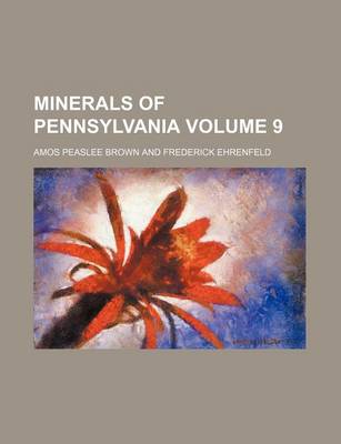 Book cover for Minerals of Pennsylvania Volume 9