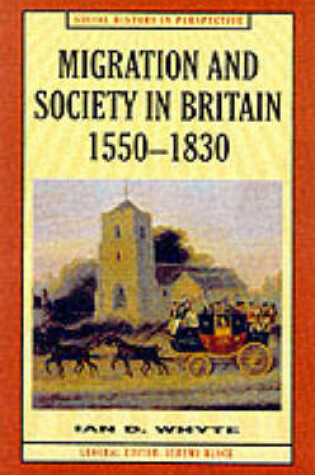 Cover of Migration and Society in Britain, 1550-1830