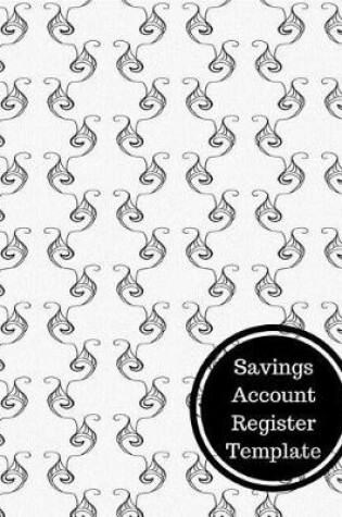 Cover of Savings Account Register Template