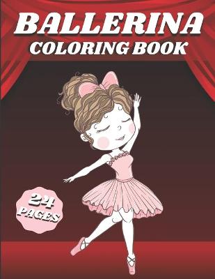 Book cover for Ballerina Coloring Book