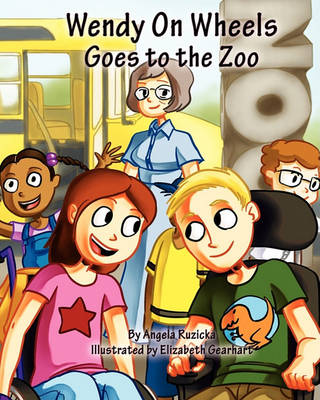 Book cover for Wendy on Wheels Goes to the Zoo