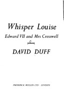 Book cover for Whisper Louise