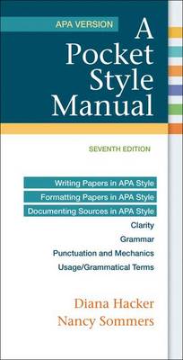 Book cover for A Pocket Style Manual, APA Version