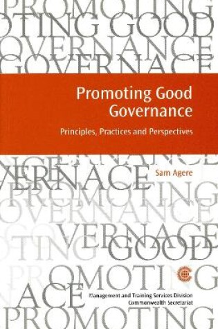 Cover of Promoting Good Governance