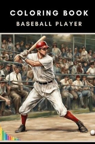 Cover of COLORING BOOK-Baseball Players