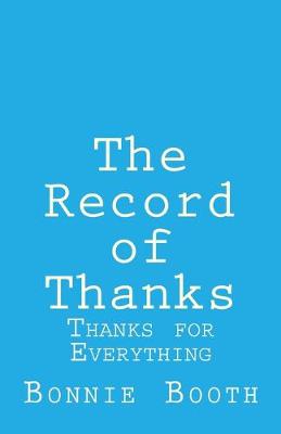 Book cover for The Record of Thanks